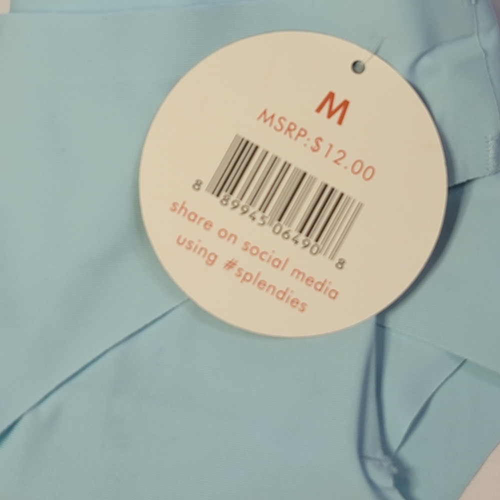 Splendies Panties, Robin's egg blue, Size M
